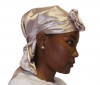 Curly Care Satin Headwrap Doek - L / XL Photo