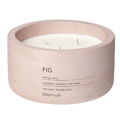 Photo of blomus Scented Candle: Fig in Pale Pink Container Fraga 13cm Diameter