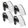 PUTY Compatible DK TT4-DK22205 Black on White Roll 62mm*30.48mm 4-Pack Photo