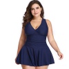 Iconix Plus Size Midnight Blue Boyleg Swimwear Photo