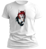 PepperSt Men's White T-Shirt - Red Fox Tribal Photo