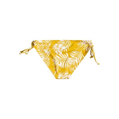 Roxy Beach Classics Fashion Womens Full Bikini Bottom Mineral Yellow