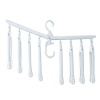 World One Home Multifunctional Clothes Hanger Durable Plastic - White Photo