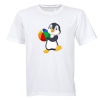 Beach Ball Penguin - Kids T-Shirt - White Photo