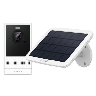 IMOU Cell 2 4MP Outdoor Battery Operated Wi Fi Camera and Solar Panel Kit