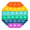 Hexagonal Pop It Bubble Fidget Toy - Multicolor Photo