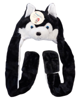 Snuggly Bits Husky Beanie with Hand Warmer