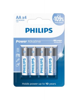 Photo of Philips Alkaline LR6P4B AA Battery