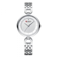 Curren 9052 Womens Simplistic Quartz Wrist Watch Stainless Steel Strap
