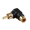 RCA Right angled Adaptor Photo