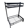 2 Level Multi Storage Rack - Black Photo