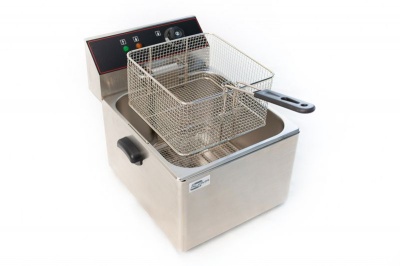 Photo of Aloma - Single Electric Deep Fryer - 11L - Silver