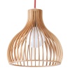 Eagle Lighting Pendant Pear Wooden 220mm E27 Photo