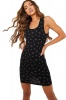 I Saw it First - Ladies Black Jersey Ditsy Printed Bodycon Mini Dress Photo