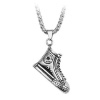 Silver All Star Shoe Pendant with Necklace Photo