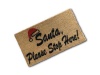 Matnifique Doormat Natural 'Santa Stop Here' 70 x 40cm Photo