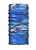 Face-Neck Warmer Bandana Face Shield Blue Fish Design Photo