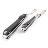 Kellermann 3 Swords Toenail and Nail Clipper Set - Black Finish – 2 Piece Photo