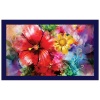 Print with Passion Red and Yellow Flowers Rectangle Tablecloth Photo