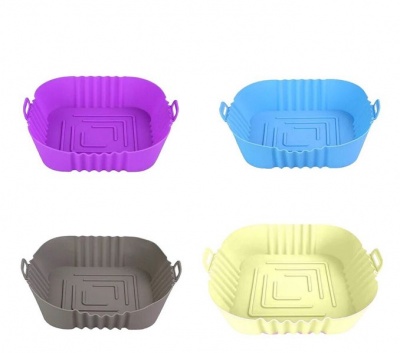 Square Silicone Air Fryer Liner 4 Pack