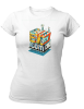 PepperSt Ladies White T-Shirt - Television Photo