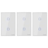Sonoff Smart Light Switch White 2CH WiFi\RF433 QiS Triple Pack Photo
