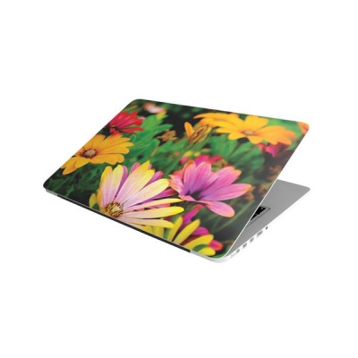 Photo of Laptop Skin/Sticker - White and Purple Flowers
