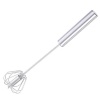 Manual Self Turning Stainless Steel Whisk Hand Blender