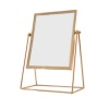 Home Decor Makeup Retro Metal Gold Mirror Rectangle Photo
