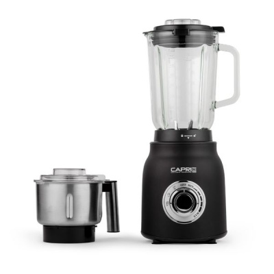 Capri Exclusive Homeware Capri 15L Matt Black Nutri Blender and Grinder 1000W