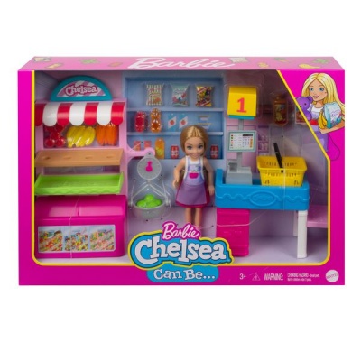Photo of Barbie Chelsea Can Be Supermarket with Blonde Chelsea Doll & Snack Stand