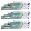 Lucky Star Incense Sticks - White Musk 9" Premium Quality Agarbatti - 360 Sticks Photo