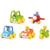 Lena My First Racers: Motorbike Plane Car Pickup Police Car - 5 Pieces Photo