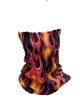 SKA Tube Mask - Flame Print Orange Photo