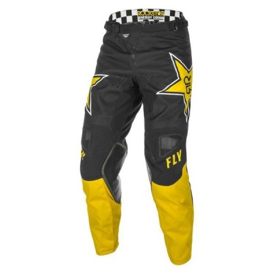 Photo of Fly Racing Fly Kinetic Rockstar Yellow/Black Pants