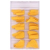 Bright Yellow False Nails - 100 Pieces Photo