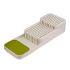 TRENDZ Drawer Knives Block Organizer 2-Tier - White Photo