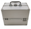 Bella Cosmetic Case with Red Velvet Inner - Silver Lined Photo