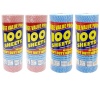 All Purpose Heavy Duty Wipes 4 x 100 Sheets 250 x 300mm - 2 Pink & 2 Blue Photo
