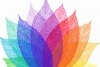 Graffiti Laptop Skin Colourful Leaves Photo