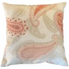 Pillow/Cushion Cover Beige Peach Paisley Photo