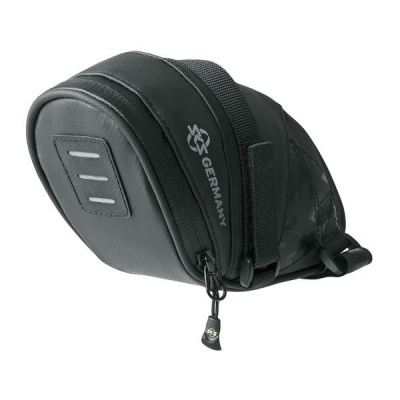 Photo of SKS Germany SKS Saddle Bag with Hook & Loop Fastener EXPLORER STRAPS 1800 Black