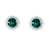 Civetta Spark Sunshine Studs - Swarovski Emerald Crystal Photo