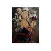 Diamond Painting DIY Kit Full Drill 40x30cm- Lifestyle: A Glass of Wine Photo