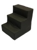 Silver lining Doggie Steps - Narrow -3 Step - Black Canvas Photo