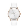 Colton James 36mm Vintage Bourbon Ladies Classic Watch with White Leather Photo