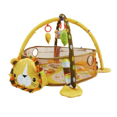 Activity Play Mat Lion Shaped With Gym And Balls
