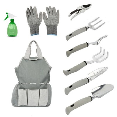 Photo of Heartdeco 9 Pieces Gardening Hand Tools Planting Kit Set with Storage Bag