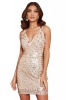 I Saw it First - Ladies Gold Tassel Sequin Strappy Bodycon Dress Photo