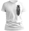 PepperSt Men's White T-Shirt - Norse Helm Photo